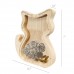 FixtureDisplays® Wood Cat Piggy Bank, Savings Piggy Bank for Kids, Cute Money Bank Coin Keepsake for Boys and Girls, Makes a Perfect Unique Gift for Cat Lovers 8.7